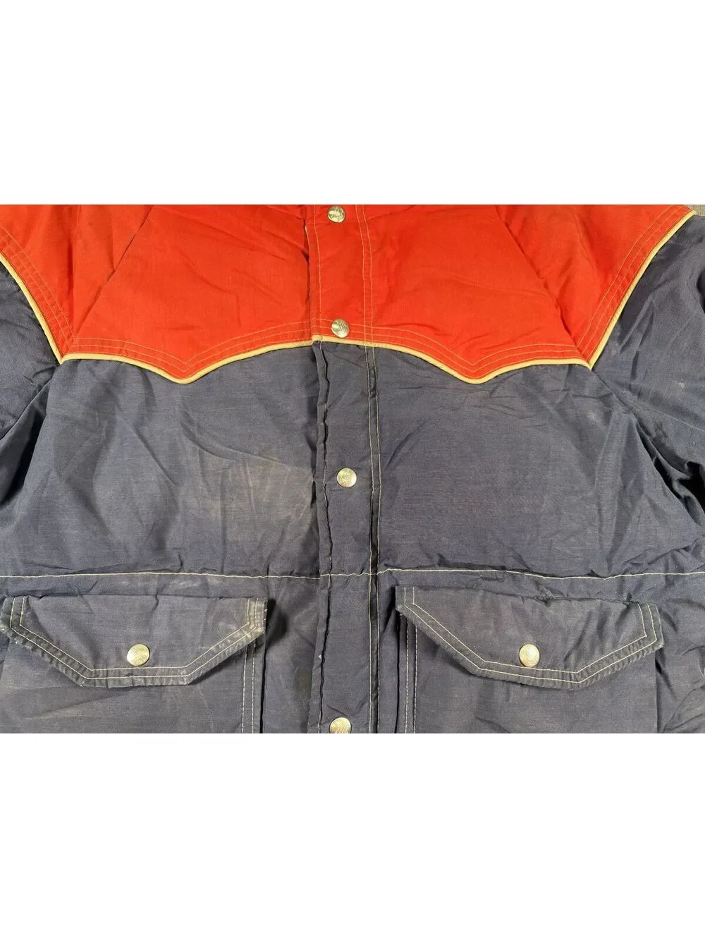 Vintage Adventure Gear 1970s Western Yoke Down Puffer Jacket